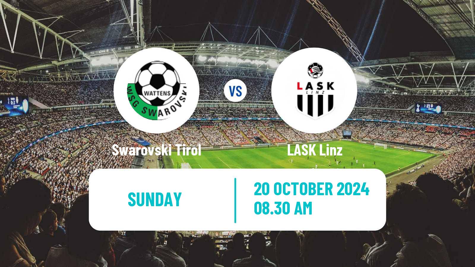 Soccer Austrian Bundesliga Swarovski Tirol - LASK Linz