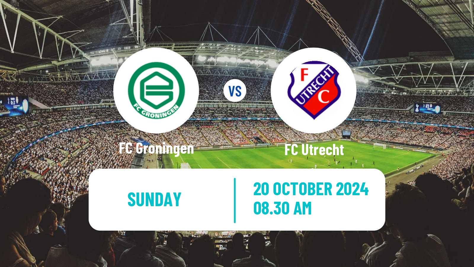 Soccer Dutch Eredivisie Groningen - Utrecht