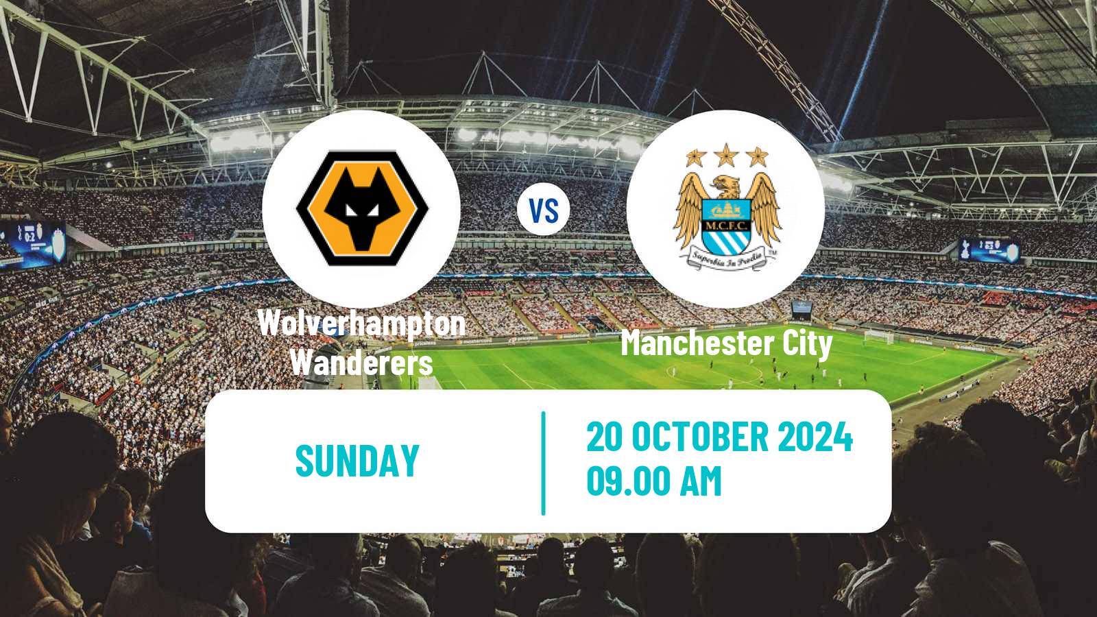 Soccer English Premier League Wolverhampton Wanderers - Manchester City