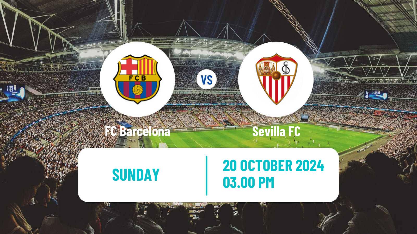 Soccer Spanish LaLiga Barcelona - Sevilla