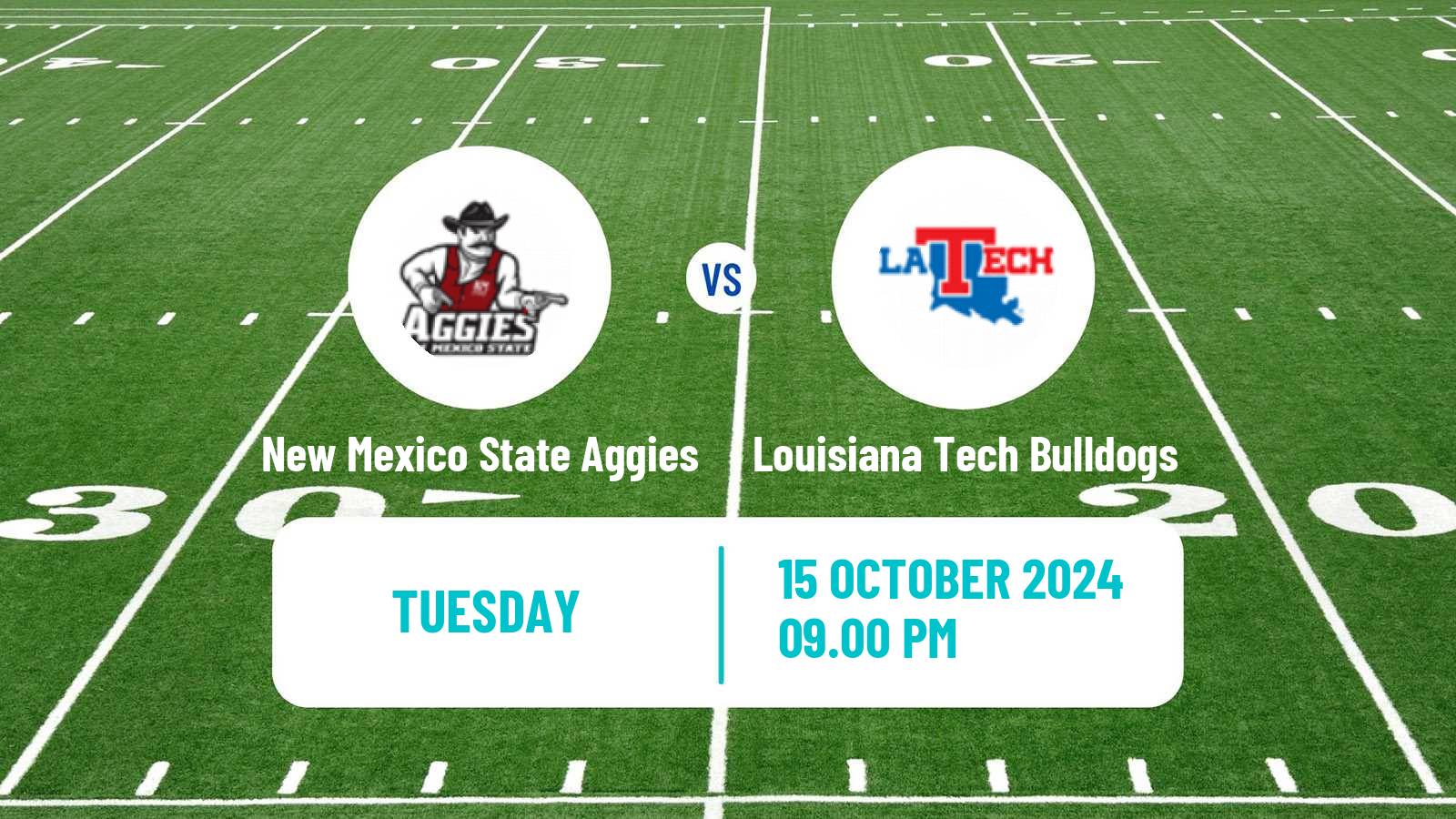 American football NCAA College Football New Mexico State Aggies - Louisiana Tech Bulldogs