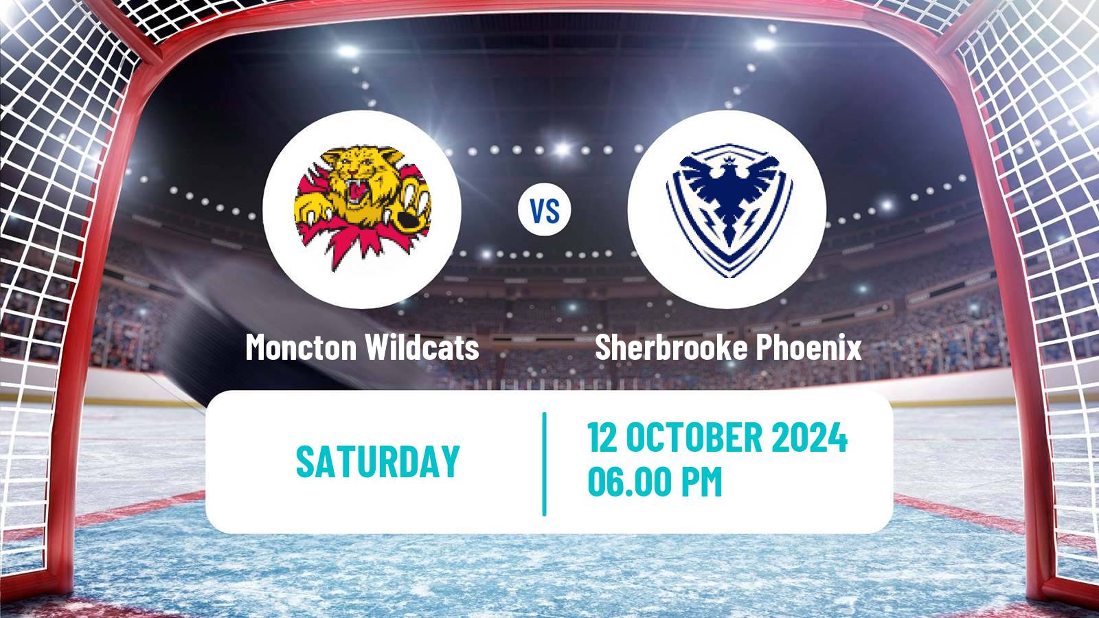 Hockey QMJHL Moncton Wildcats - Sherbrooke Phoenix