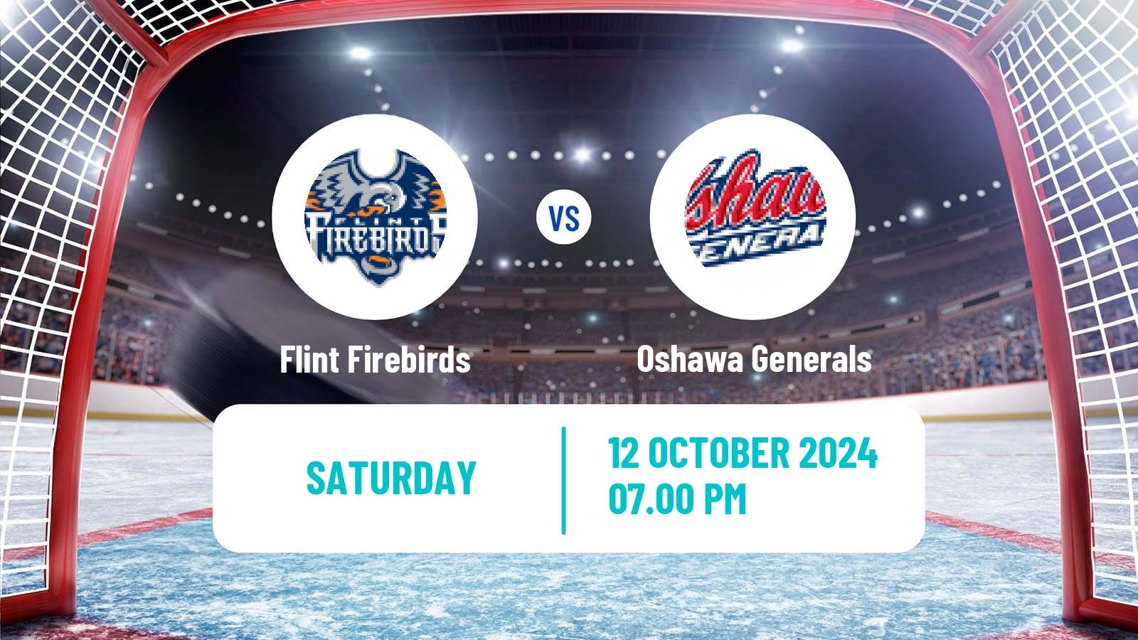 Hockey OHL Flint Firebirds - Oshawa Generals