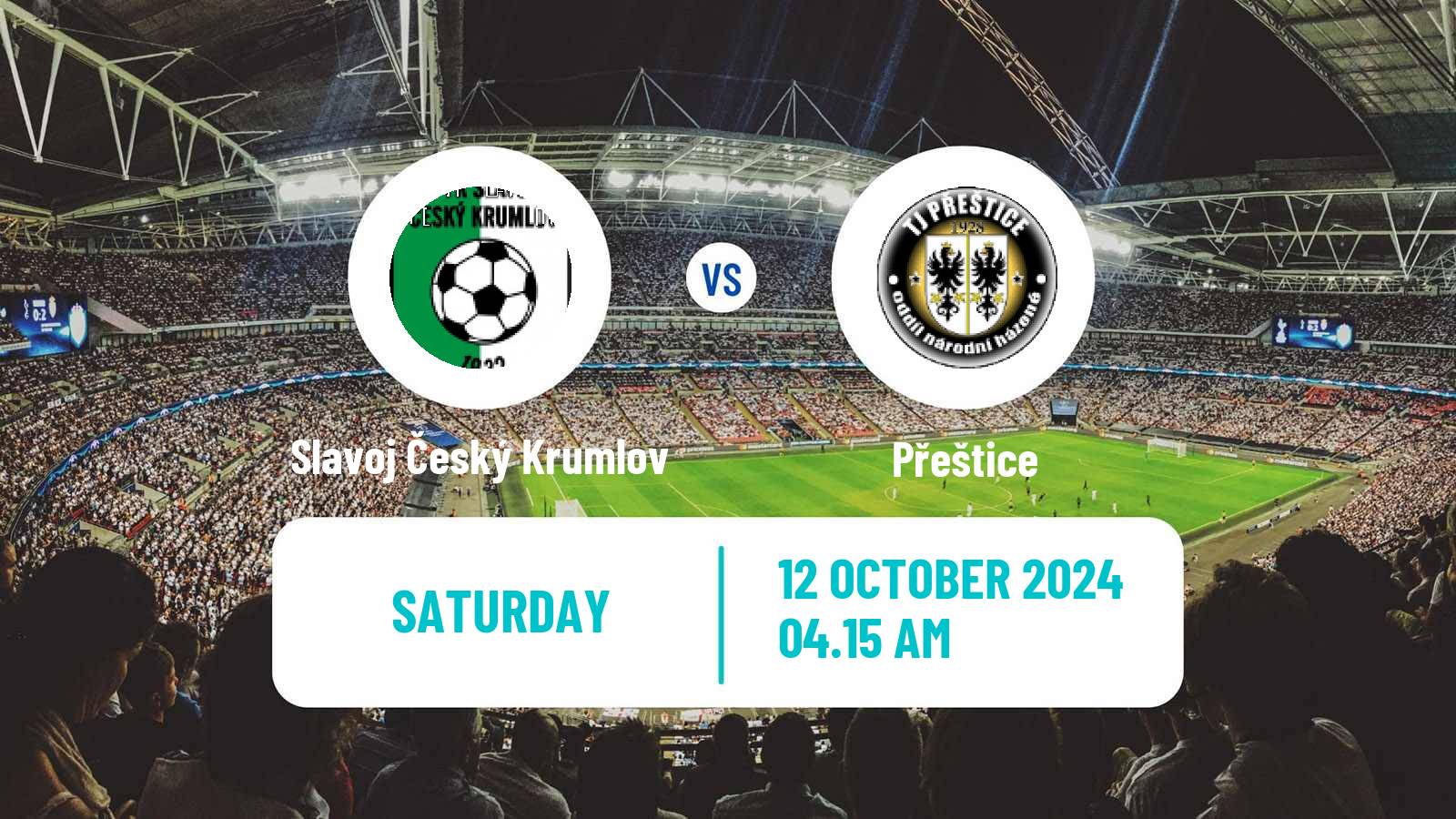 Soccer Czech Division A Slavoj Český Krumlov - Přeštice