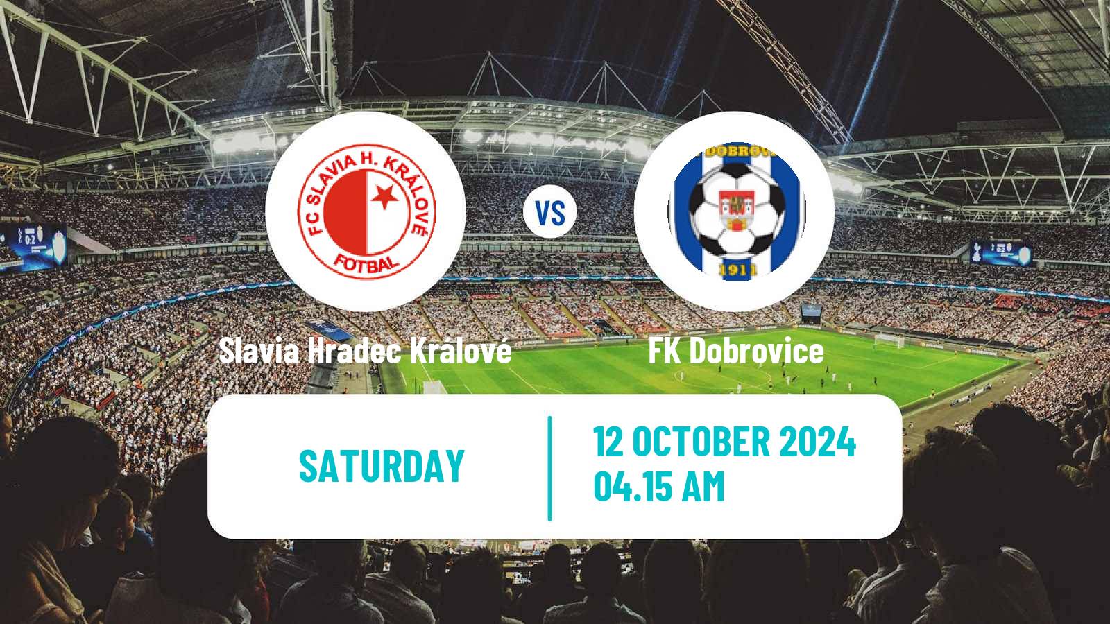 Soccer Czech Division C Slavia Hradec Králové - Dobrovice