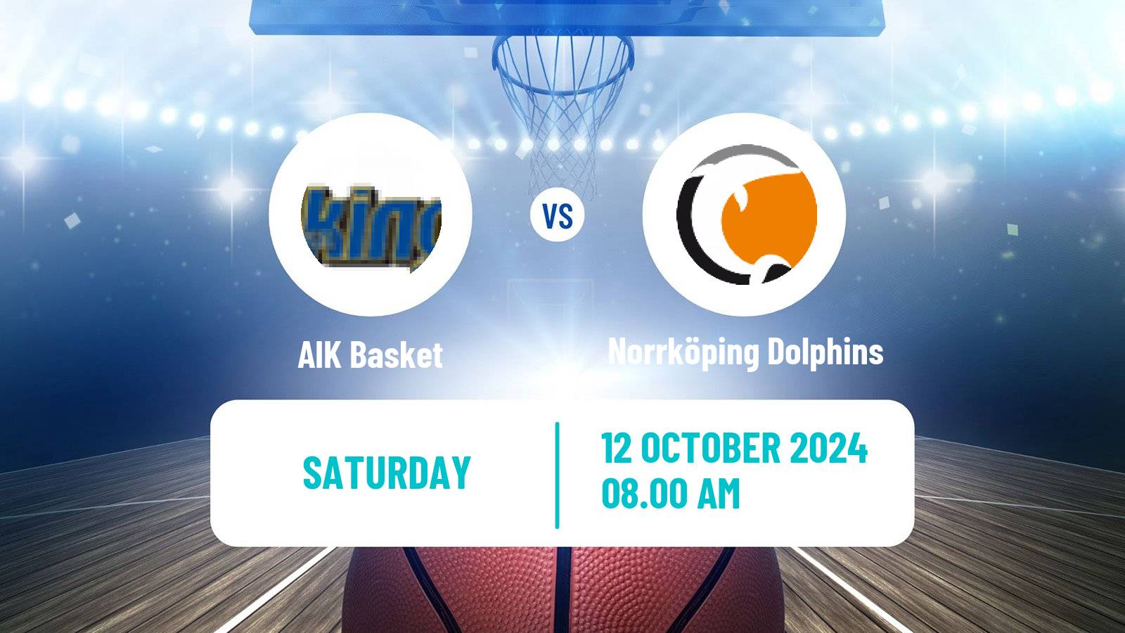 Basketball Swedish Basketligan Women AIK Basket - Norrköping Dolphins