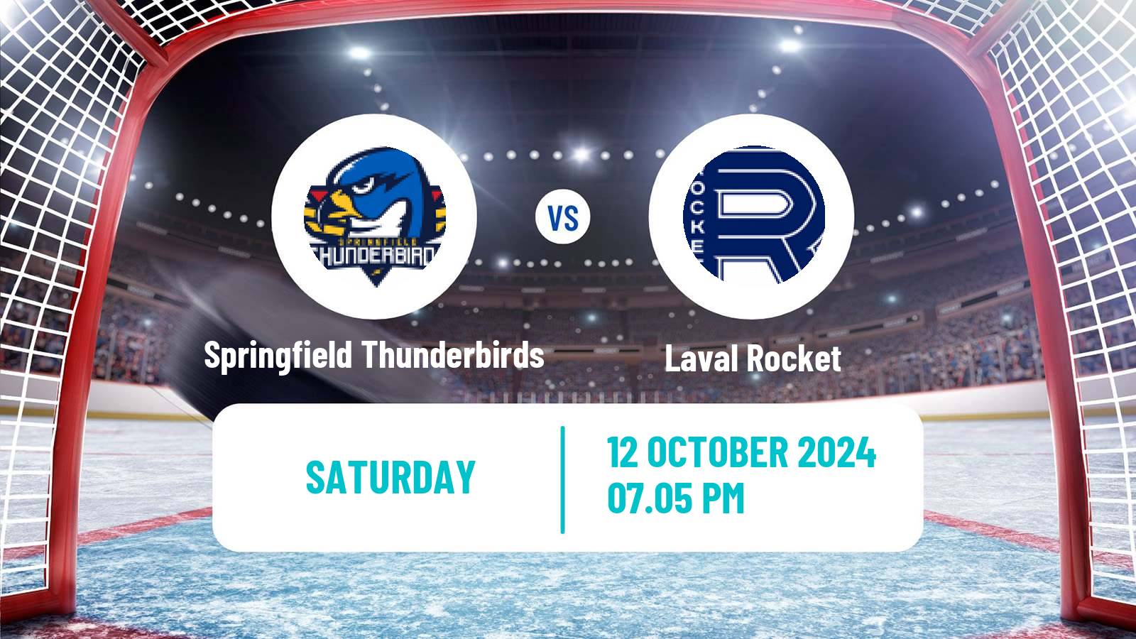 Hockey AHL Springfield Thunderbirds - Laval Rocket