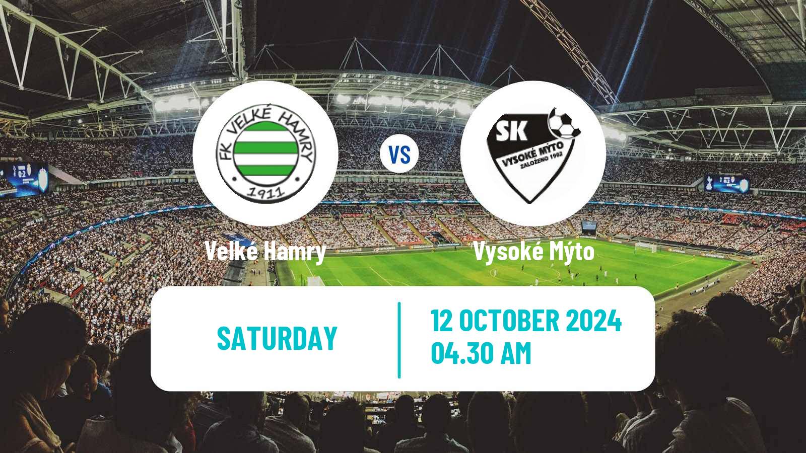 Soccer Czech Division C Velké Hamry - Vysoké Mýto