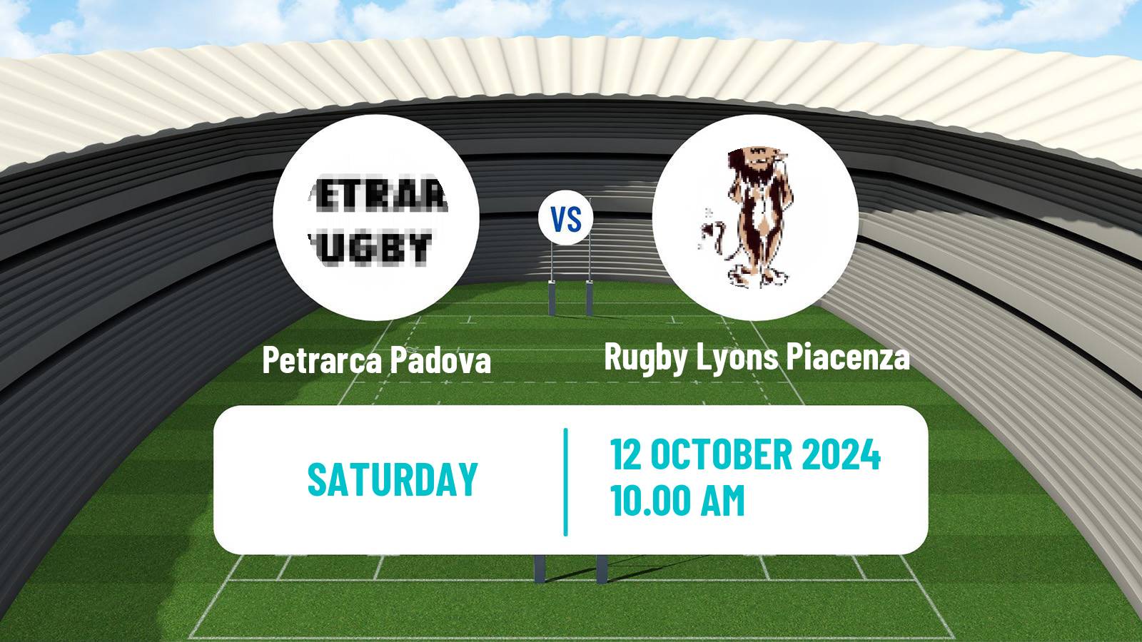 Rugby union Italian Top10 Rugby Union Petrarca Padova - Rugby Lyons Piacenza