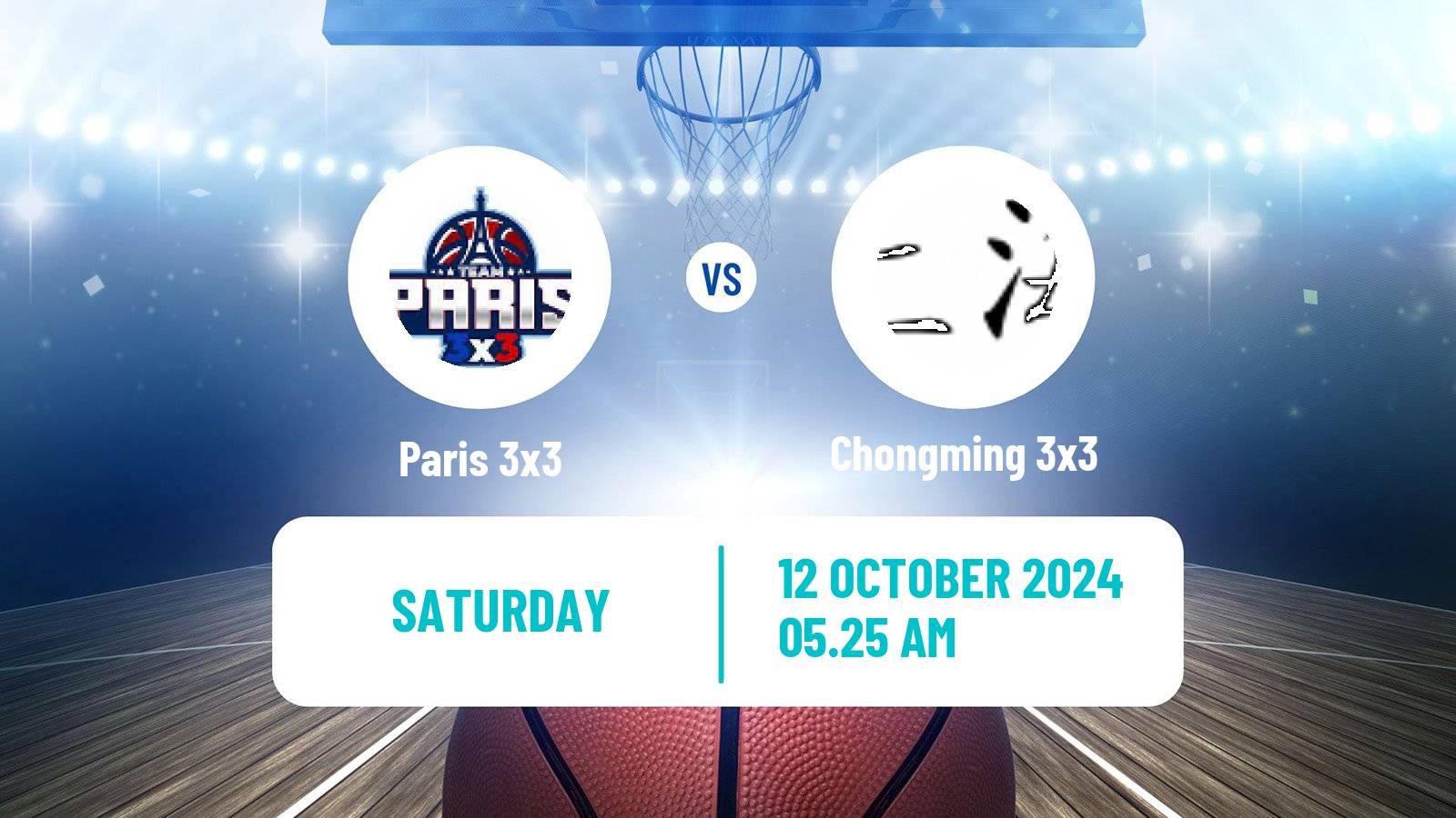 Basketball World Tour Amsterdam Paris 3x3 - Chongming 3x3