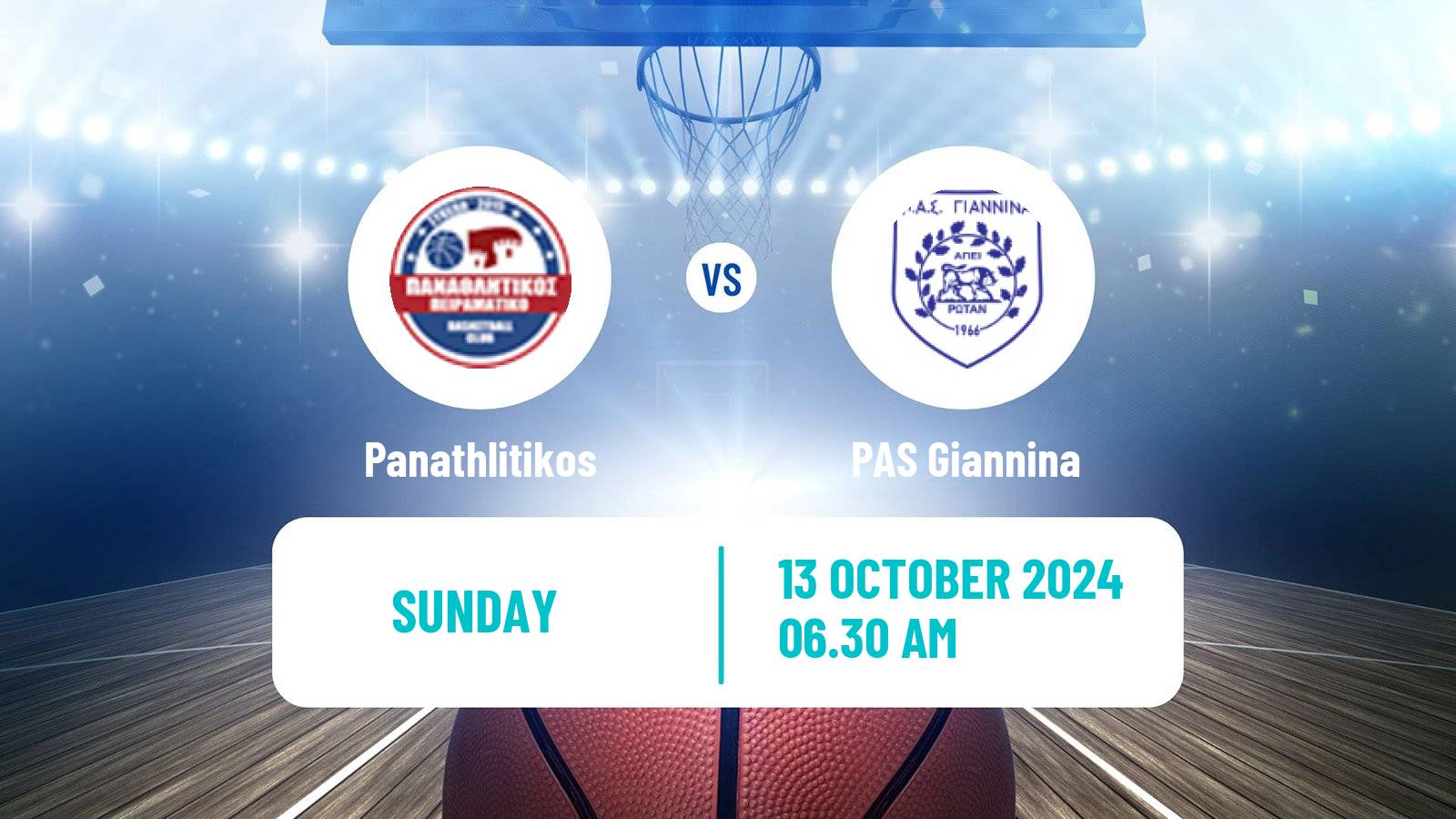 Basketball Greek Basket League A1 Women Panathlitikos - PAS Giannina