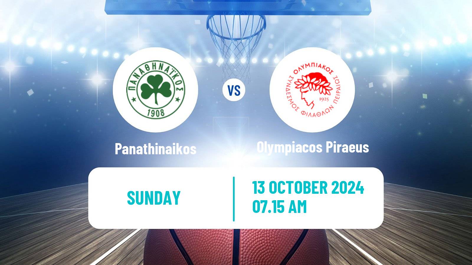 Basketball Greek Basket League A1 Women Panathinaikos - Olympiacos Piraeus