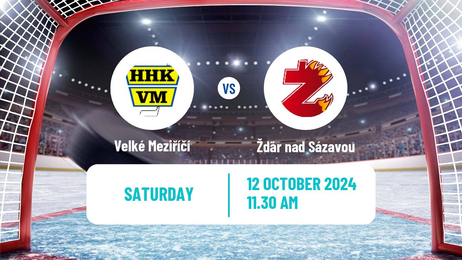 Hockey Czech 2 Liga Hockey East Velké Meziříčí - Žďár nad Sázavou