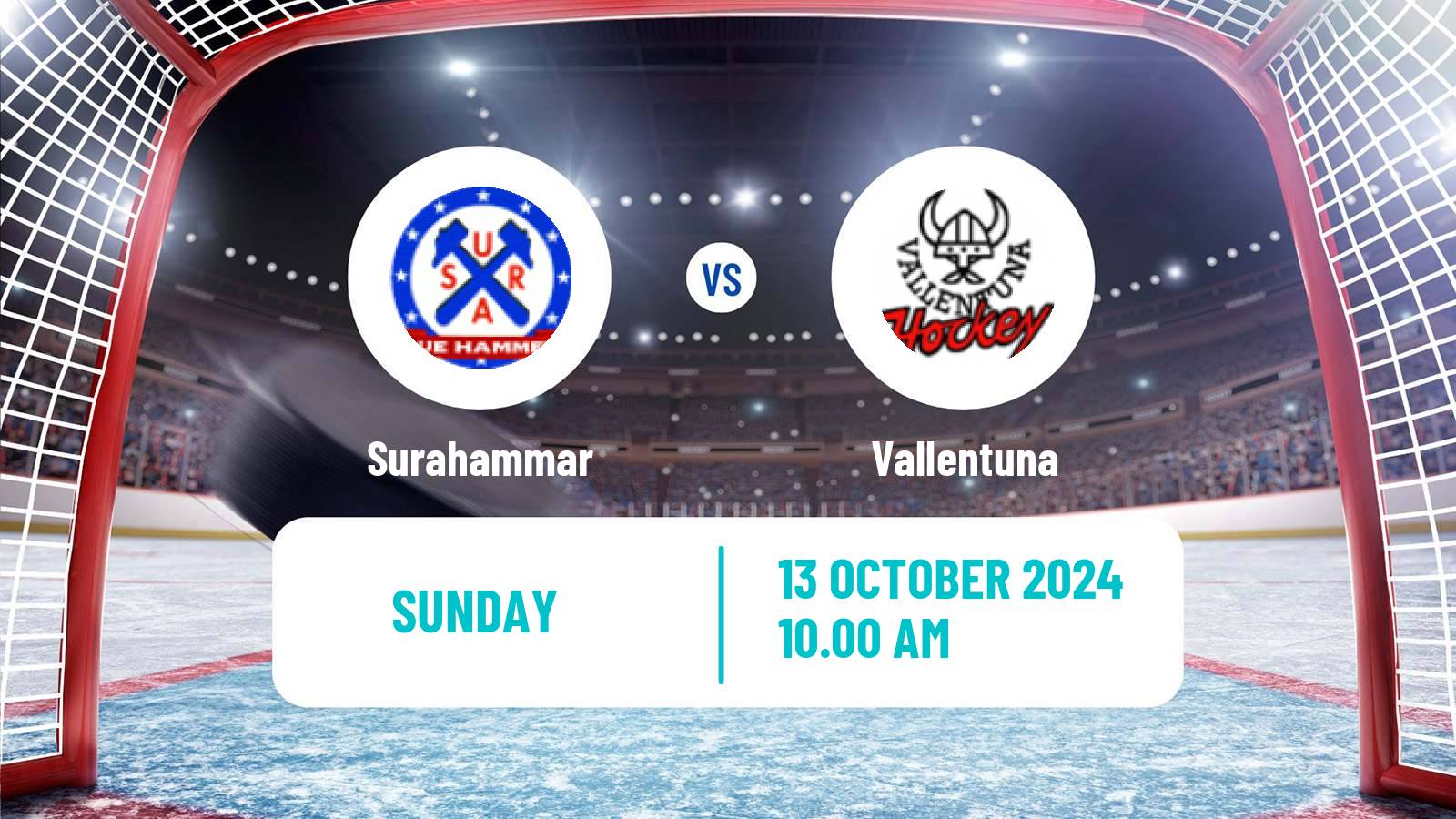 Hockey Swedish HockeyEttan Ostra Surahammar - Vallentuna