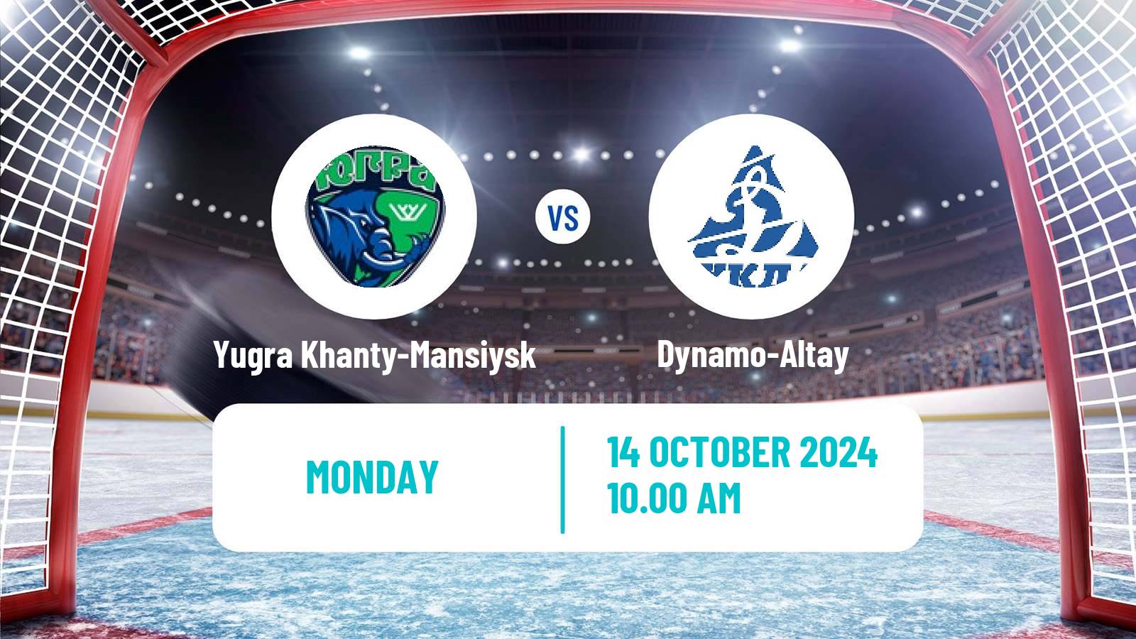 Hockey VHL Yugra Khanty-Mansiysk - Dynamo-Altay