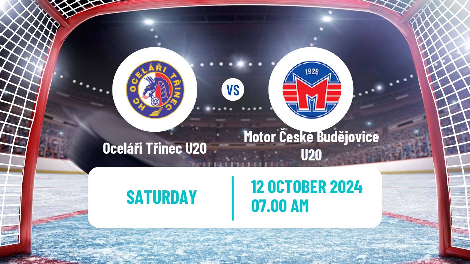 Hockey Czech ELJ Oceláři Třinec U20 - Motor České Budějovice U20