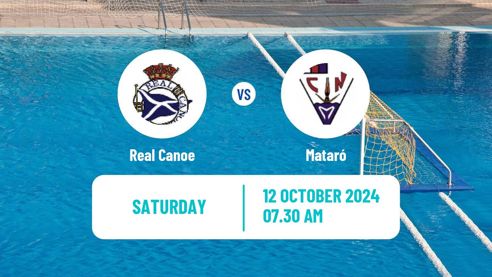 Water polo Spanish Liga Premaat Women Real Canoe - Mataró