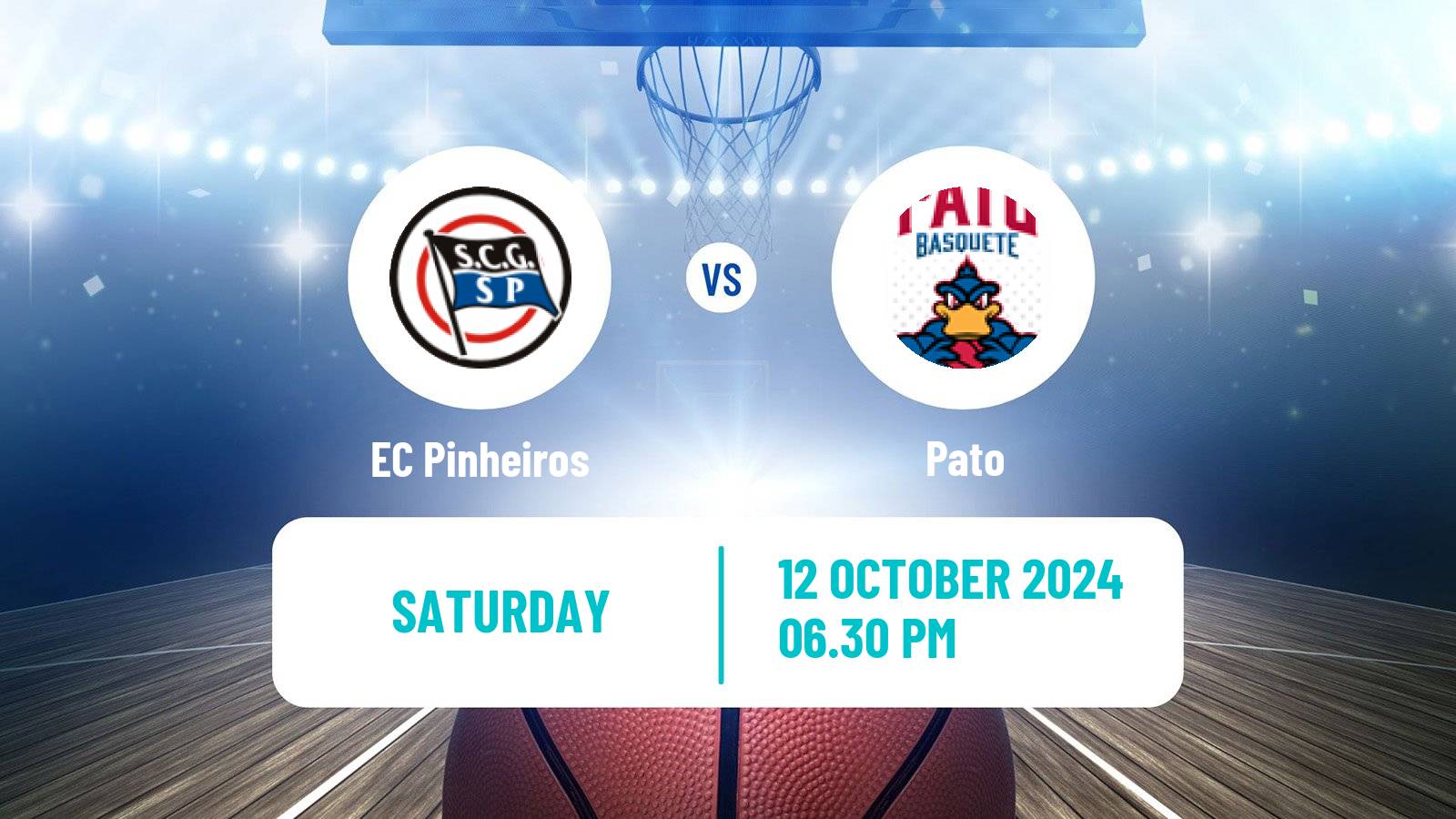 Basketball Brazilian NBB Pinheiros - Pato