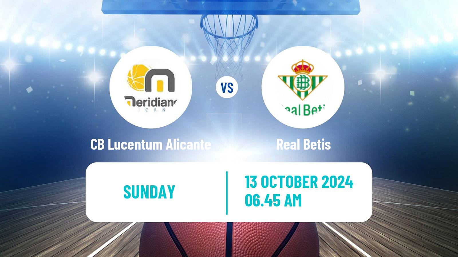 Basketball Spanish LEB Oro CB Lucentum Alicante - Real Betis