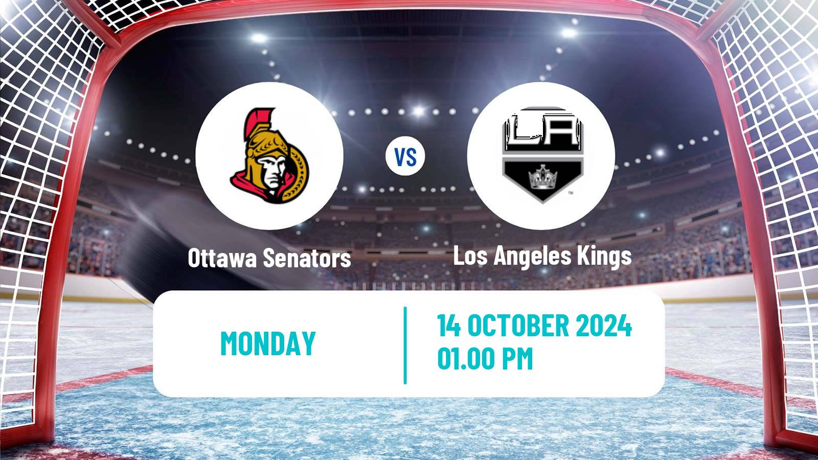 Hockey NHL Ottawa Senators - Los Angeles Kings