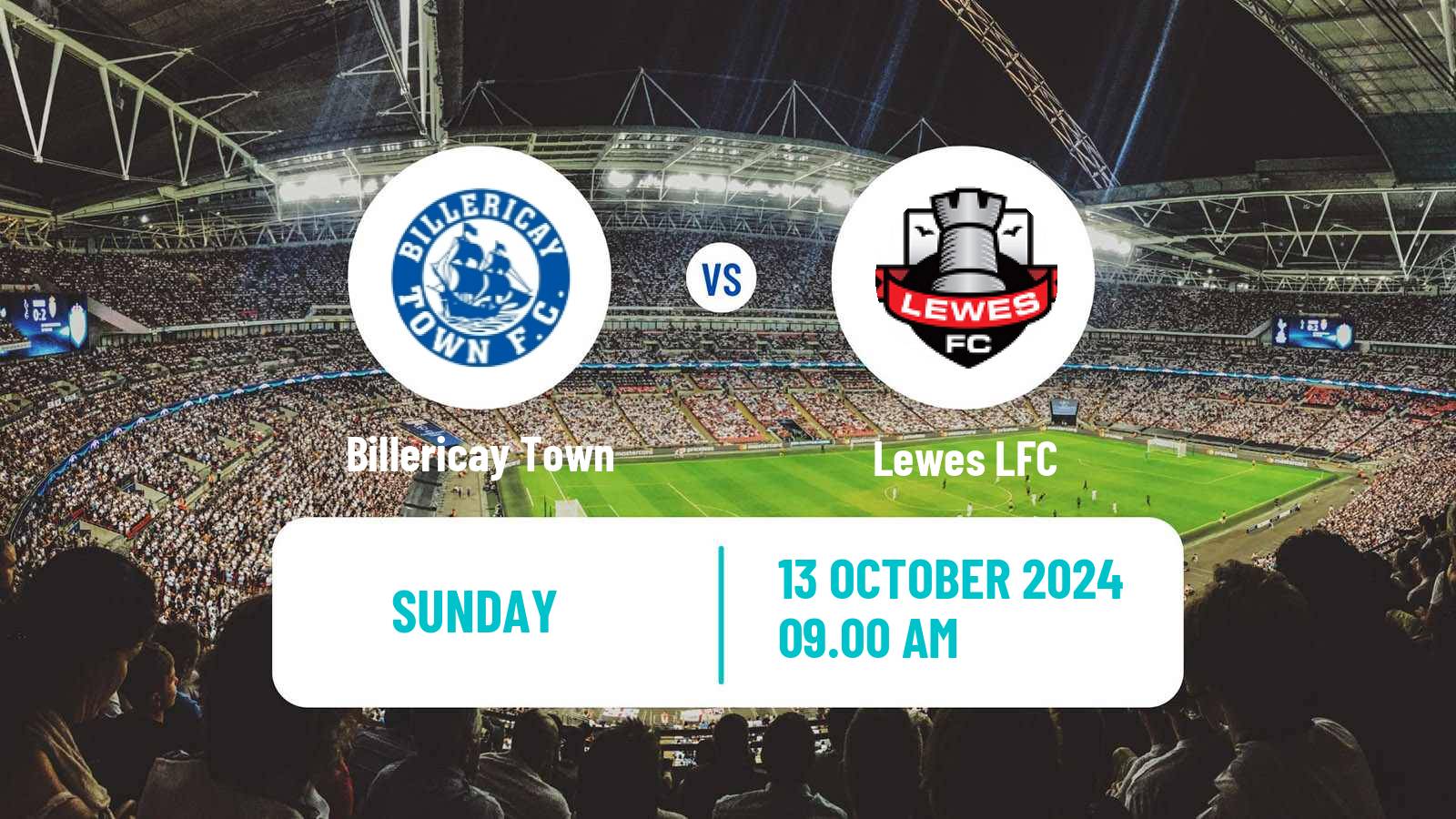 Soccer English National League South Women Billericay Town - Lewes