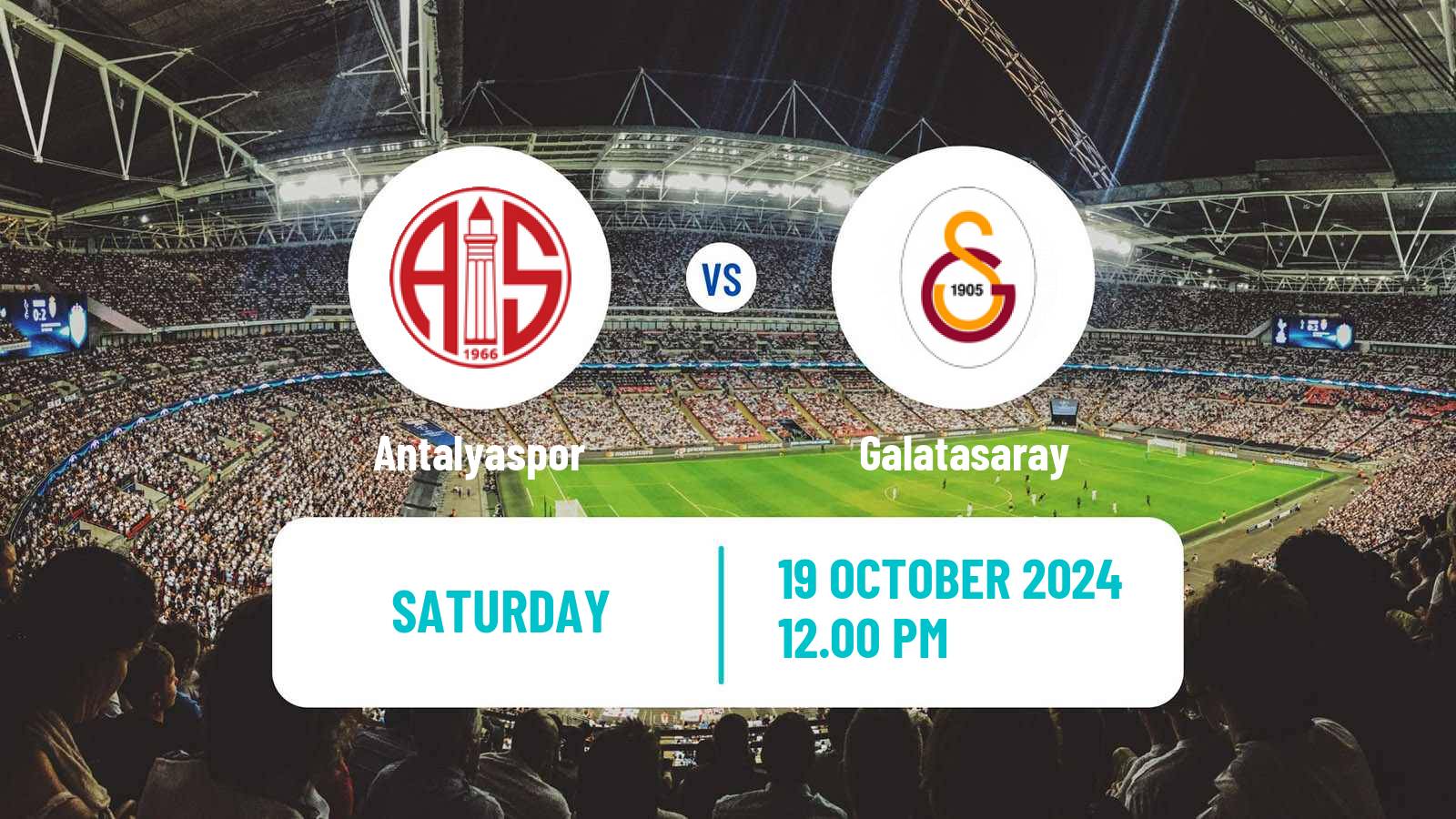 Soccer Turkish Super League Antalyaspor - Galatasaray