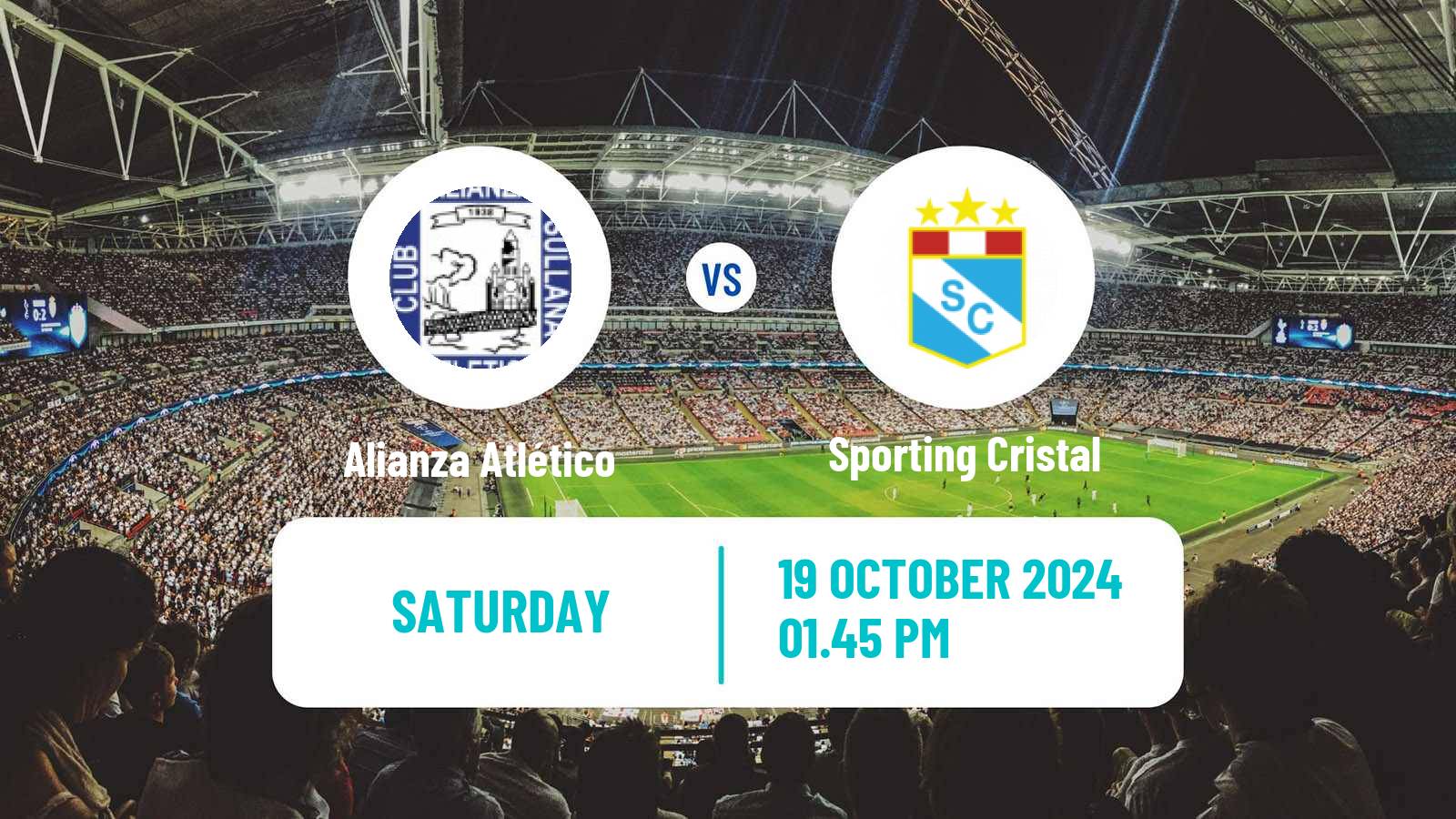 Soccer Peruvian Liga 1 Alianza Atlético - Sporting Cristal