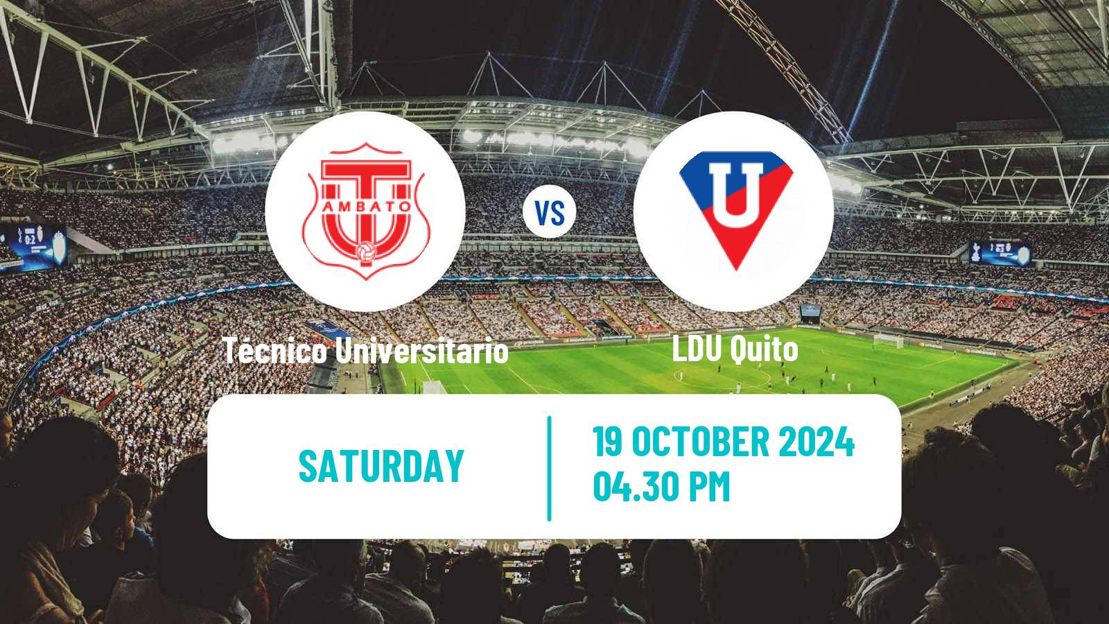 Soccer Ecuadorian Liga Pro Técnico Universitario - LDU Quito