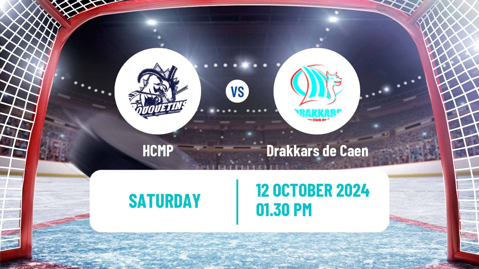 Hockey French D1 Ice Hockey HCMP - Drakkars de Caen