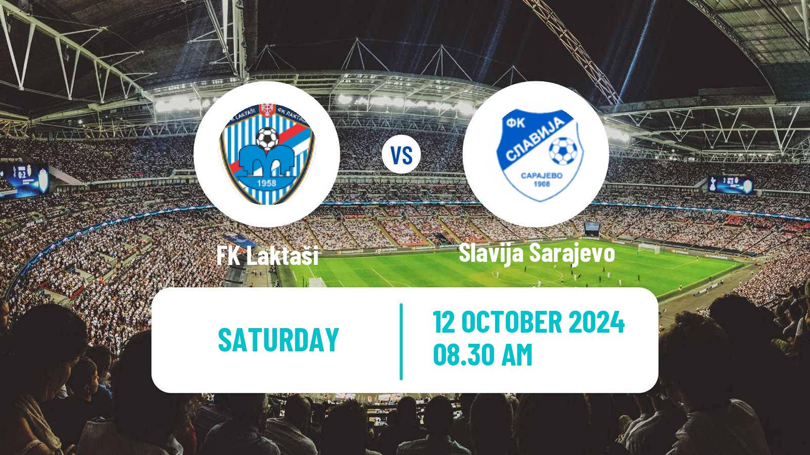 Soccer Bosnian Prva Liga RS Laktaši - Slavija Sarajevo