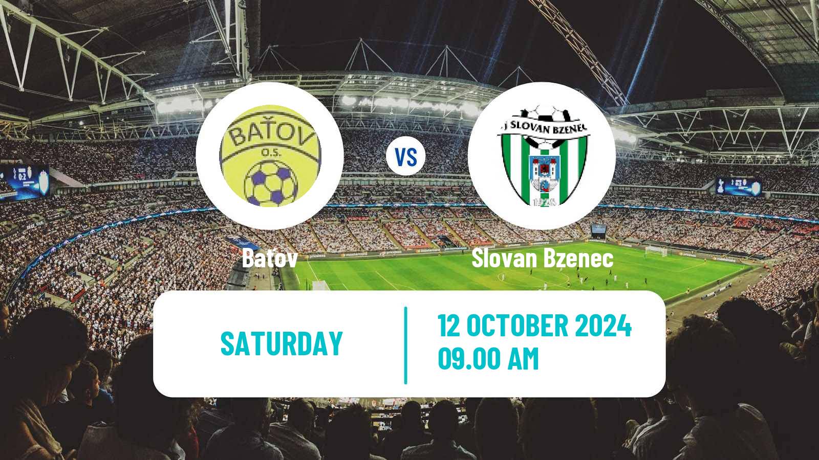 Soccer Czech Division E Baťov - Slovan Bzenec