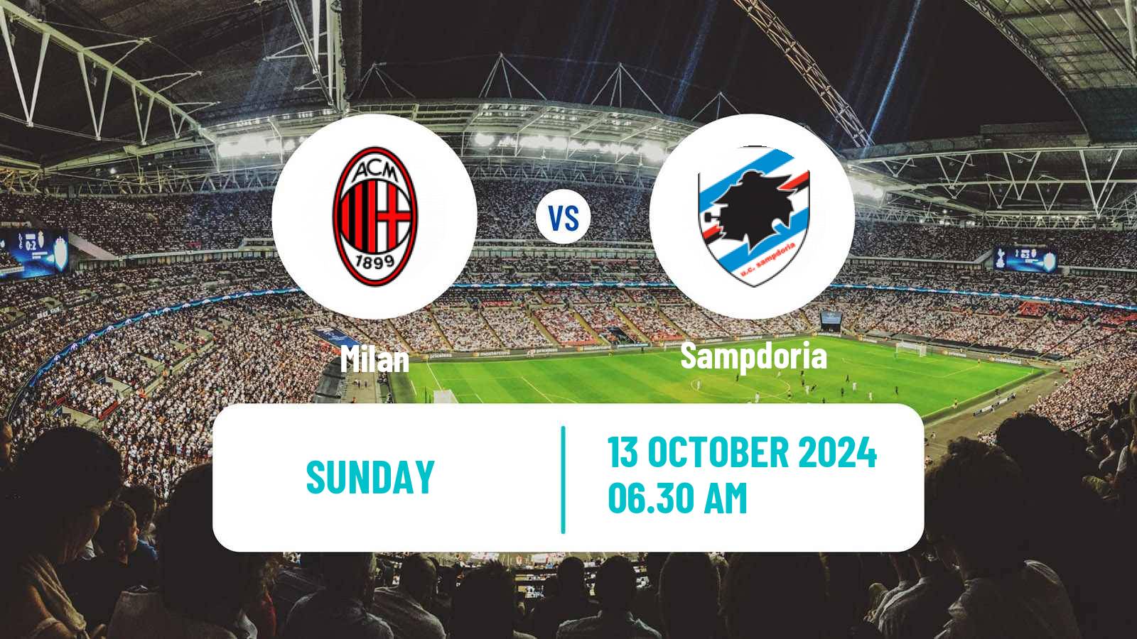 Soccer Italian Serie A Women Milan - Sampdoria