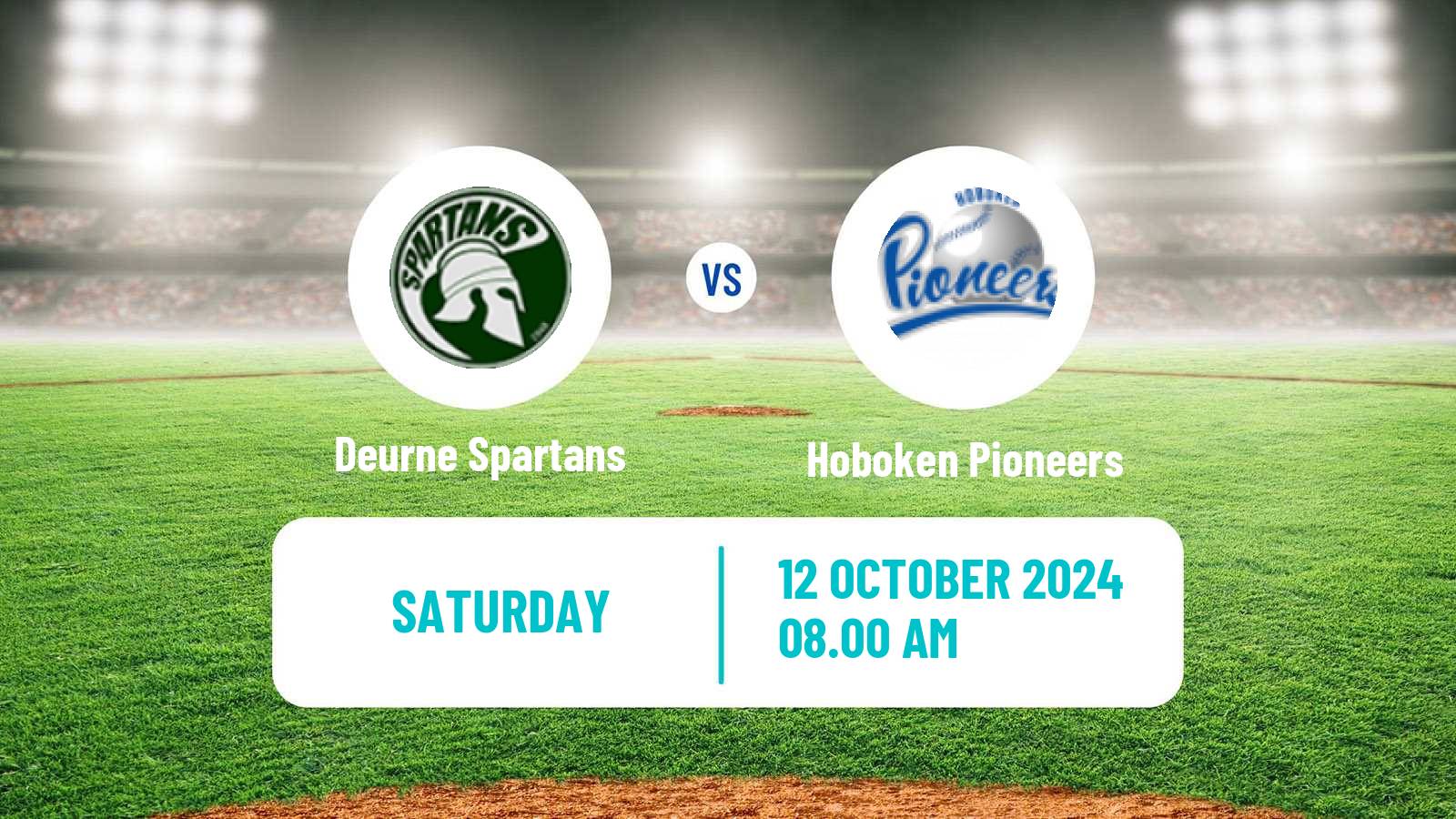 Baseball Belgian Division 1 Baseball Deurne Spartans - Hoboken Pioneers