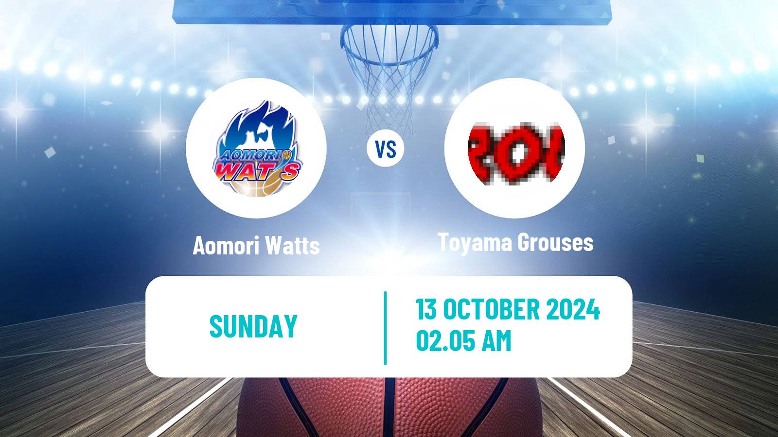 Basketball Japan B2 League Basketball Aomori Watts - Toyama Grouses