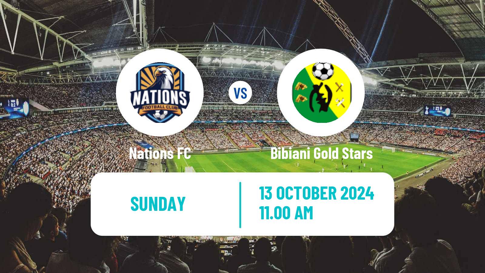 Soccer Ghanaian Premier League Nations FC - Bibiani Gold Stars