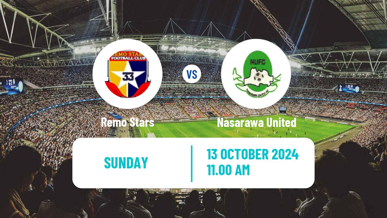 Soccer Nigerian Premier League Remo Stars - Nasarawa United