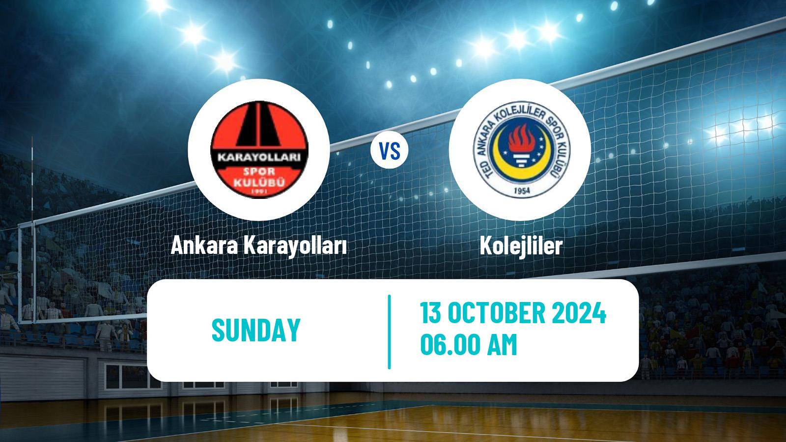 Volleyball Turkish 1 Ligi Volleyball Women Ankara Karayolları - Kolejliler