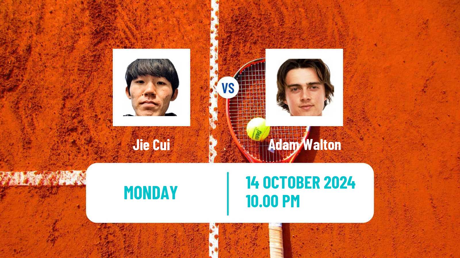 Tennis Shenzhen 2 Challenger Men Jie Cui - Adam Walton