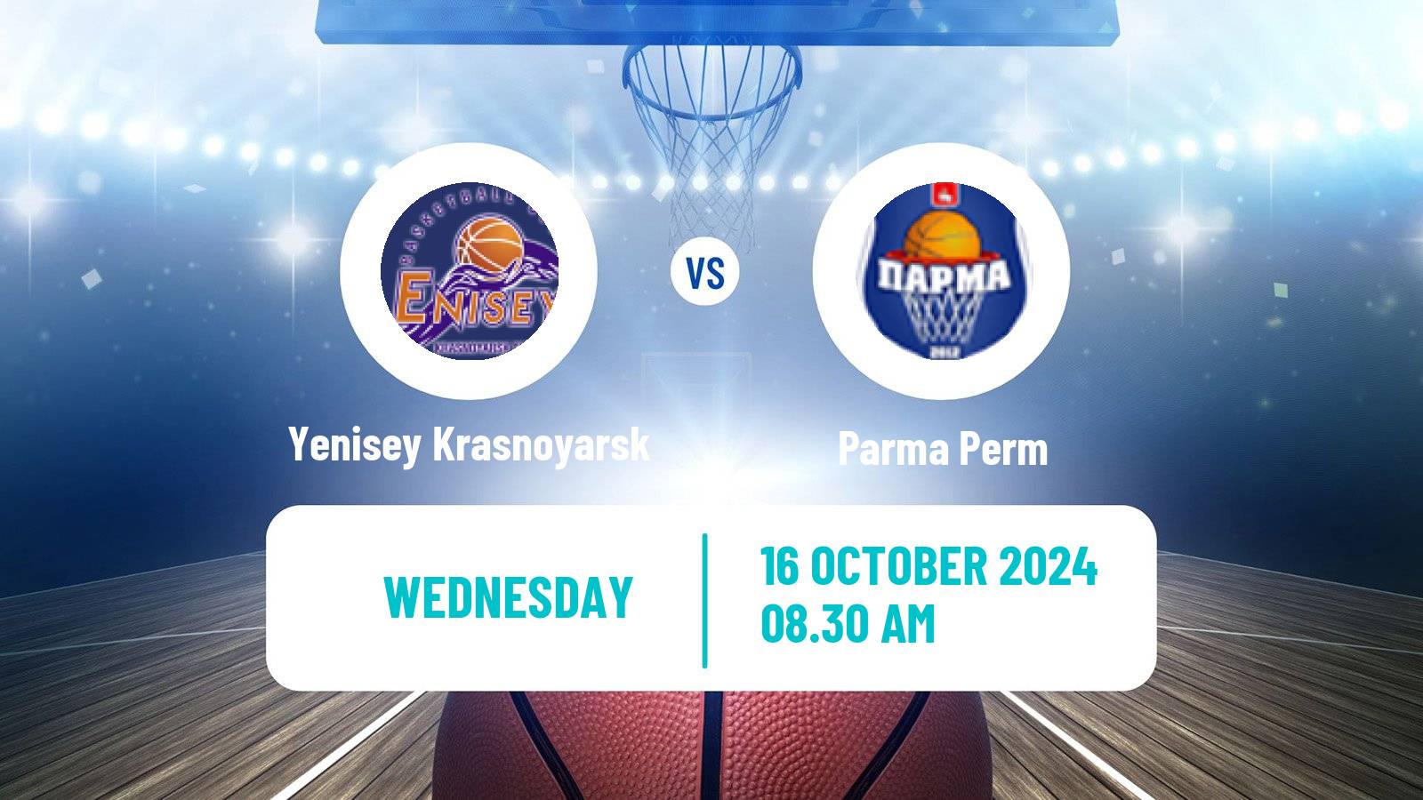 Basketball VTB United League Yenisey Krasnoyarsk - Parma Perm