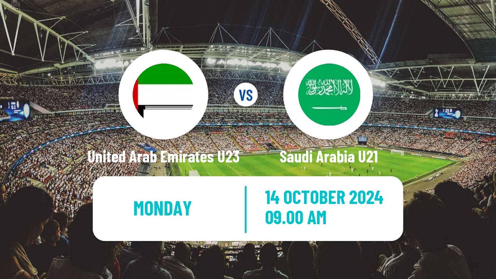 Soccer Friendly United Arab Emirates U23 - Saudi Arabia U21