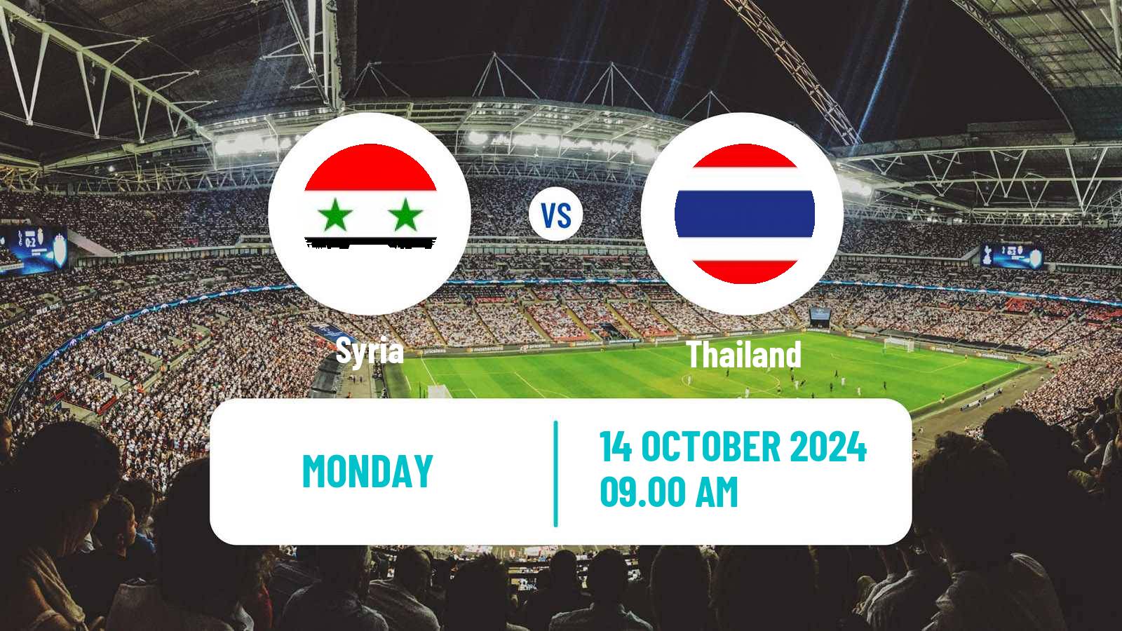 Soccer Kings Cup Thailand Syria - Thailand