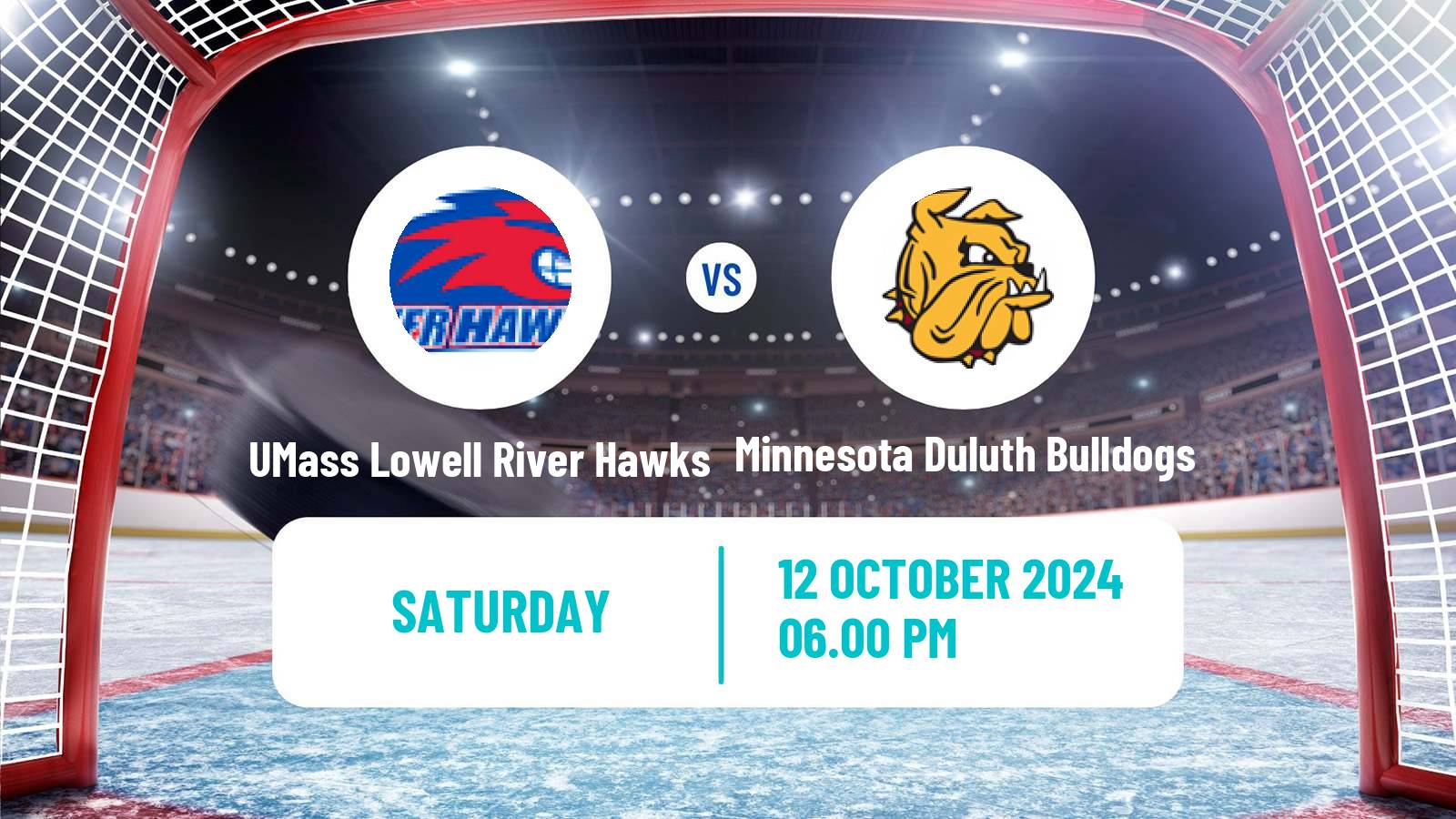 Hockey NCAA Hockey UMass Lowell River Hawks - Minnesota Duluth Bulldogs