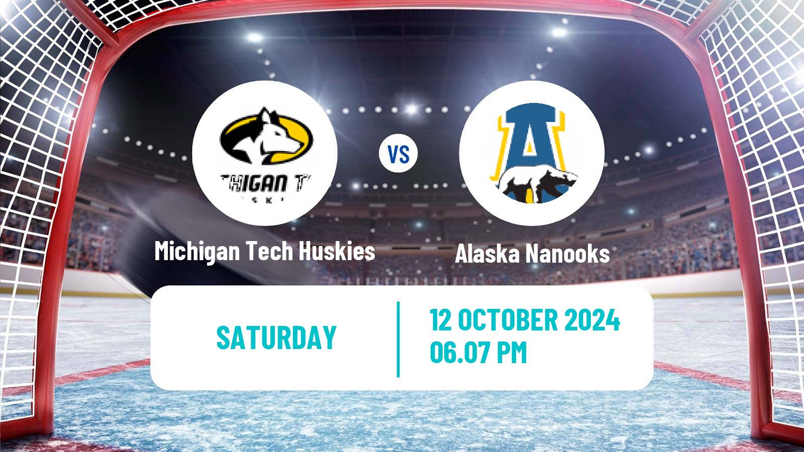 Hockey NCAA Hockey Michigan Tech Huskies - Alaska Nanooks