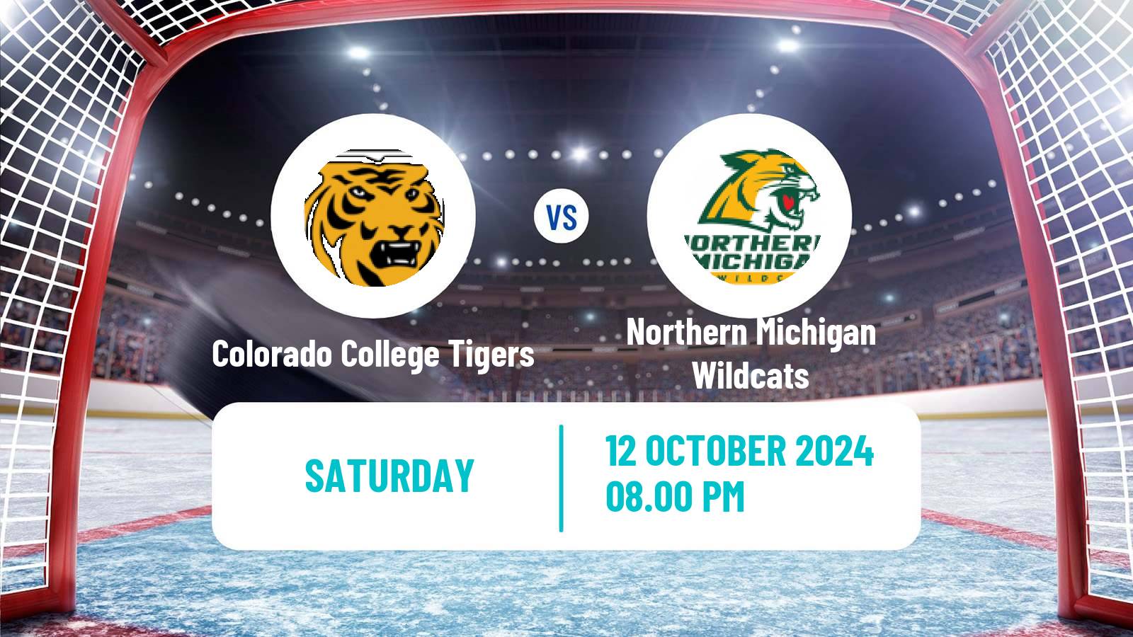 Hockey NCAA Hockey Colorado College Tigers - Northern Michigan Wildcats