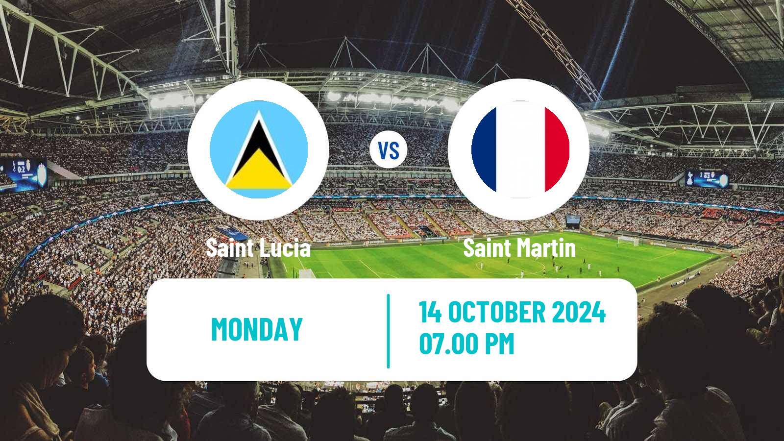 Soccer CONCACAF Nations League Saint Lucia - Saint Martin