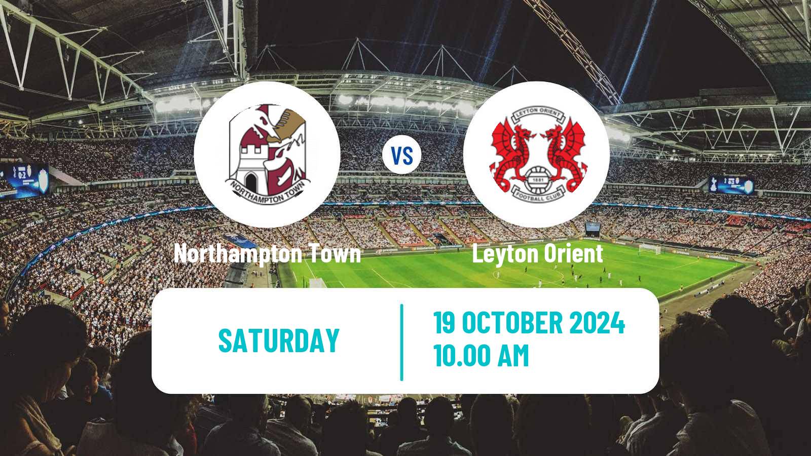 Soccer English League One Northampton Town - Leyton Orient