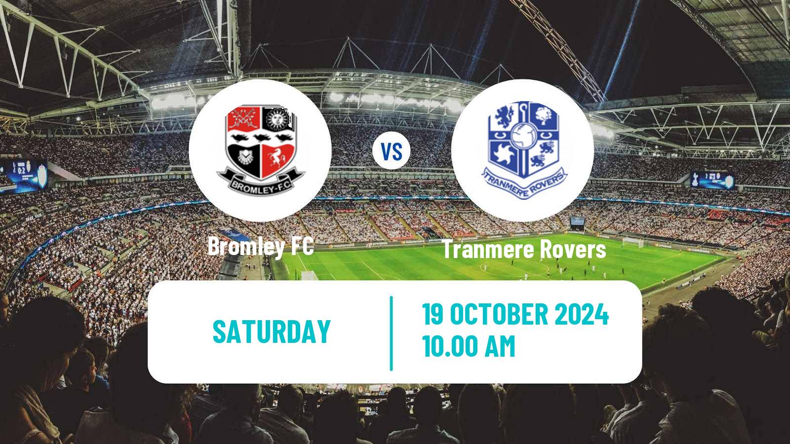 Soccer English League Two Bromley - Tranmere Rovers