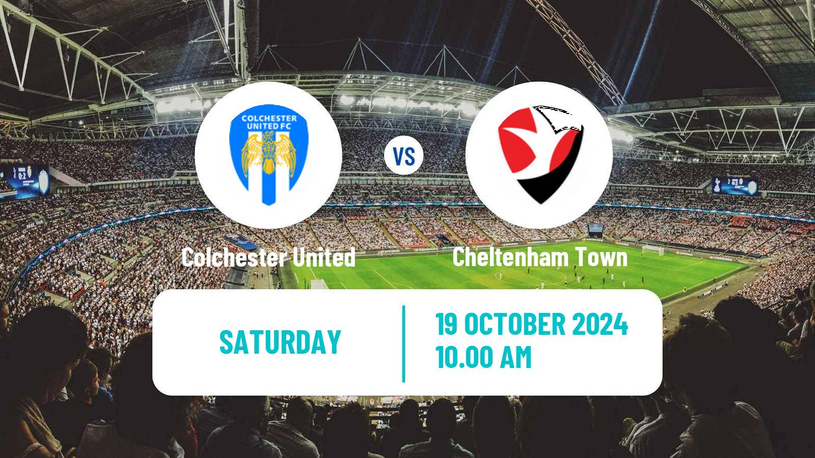 Soccer English League Two Colchester United - Cheltenham Town