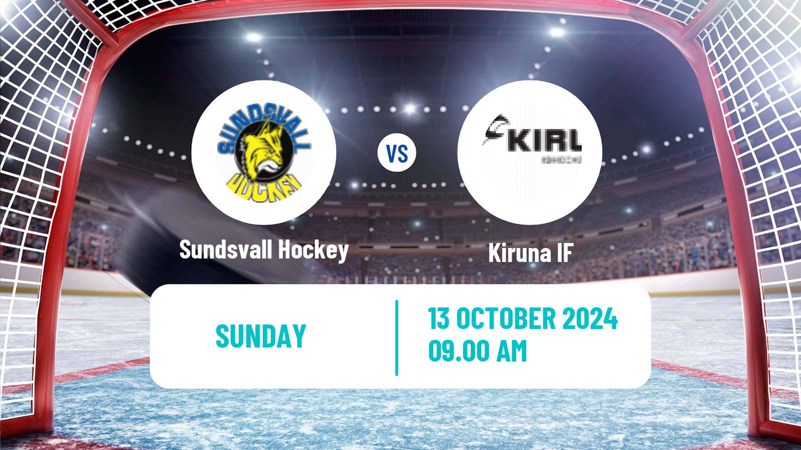 Hockey Swedish HockeyEttan Norra Sundsvall Hockey - Kiruna IF