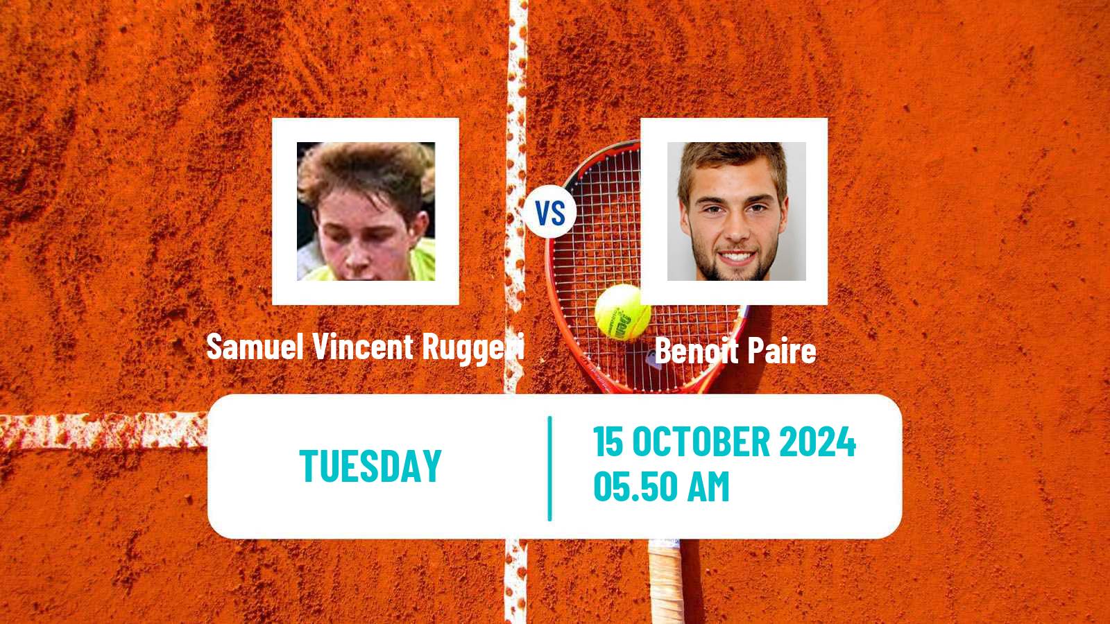 Tennis Olbia Challenger Men Samuel Vincent Ruggeri - Benoit Paire